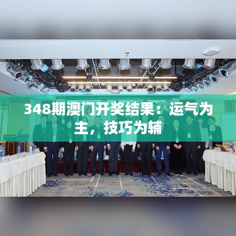 348期澳门开奖结果：运气为主，技巧为辅