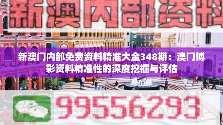 新澳门内部免费资料精准大全348期：澳门博彩资料精准性的深度挖掘与评估