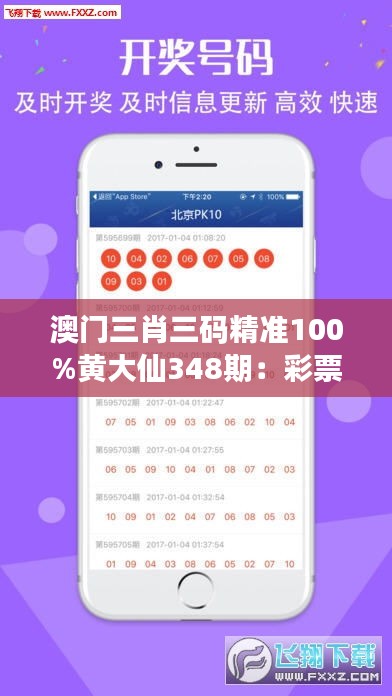 澳门三肖三码精准100%黄大仙348期：彩票界的北斗星