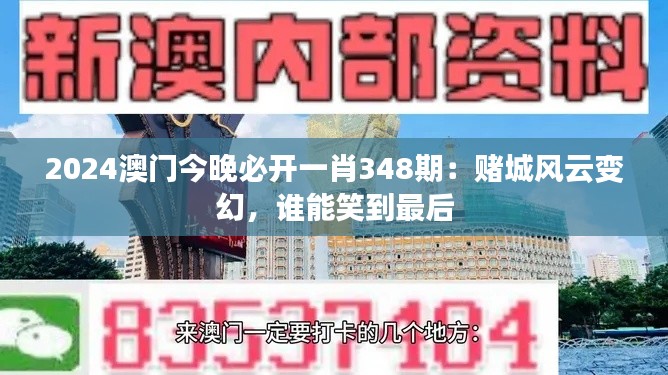 2024澳门今晚必开一肖348期：赌城风云变幻，谁能笑到最后