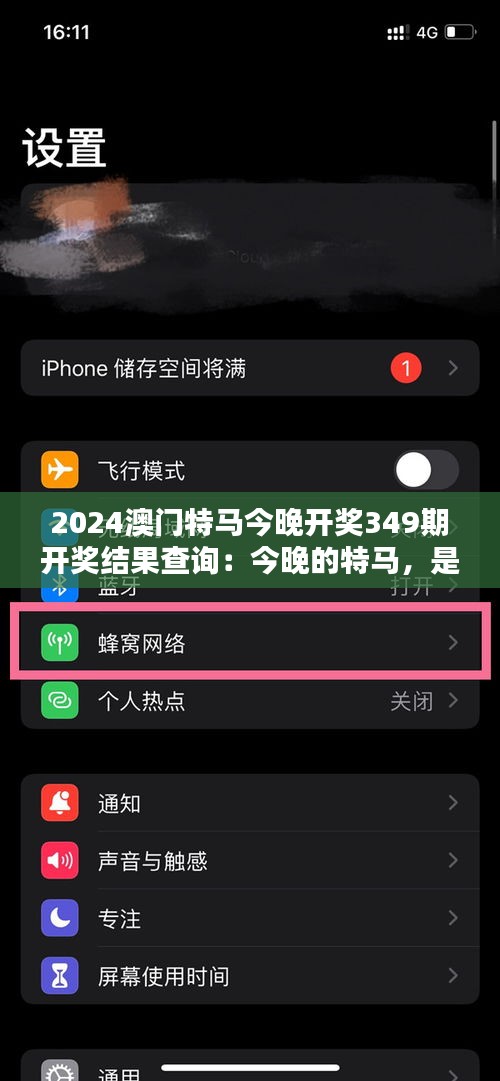 2024澳门特马今晚开奖349期开奖结果查询：今晚的特马，是惊喜还是失望？
