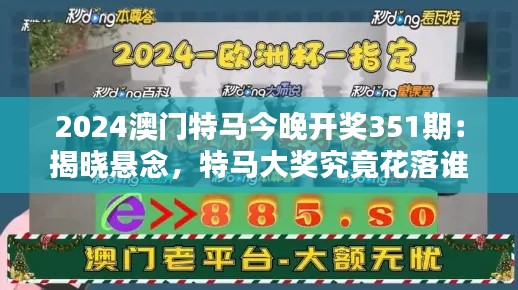 2024澳门特马今晚开奖351期：揭晓悬念，特马大奖究竟花落谁家