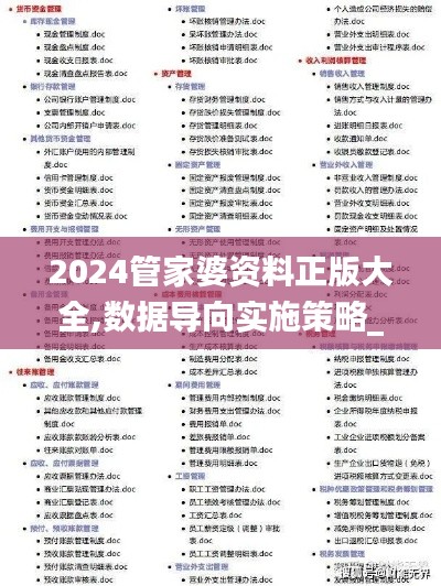 2024管家婆资料正版大全,数据导向实施策略_nShop4.738