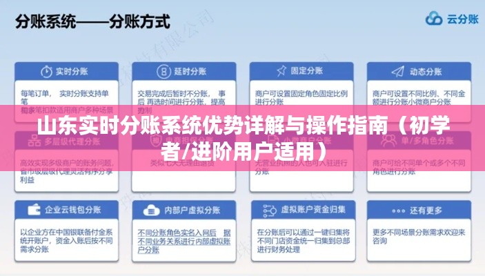 山东实时分账系统，优势详解与操作指南（适合初学者与进阶用户）