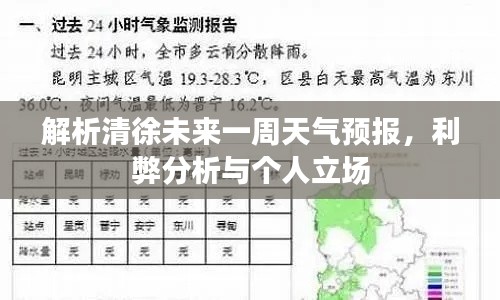 清徐未来一周天气预报解析，利弊分析与个人立场观点