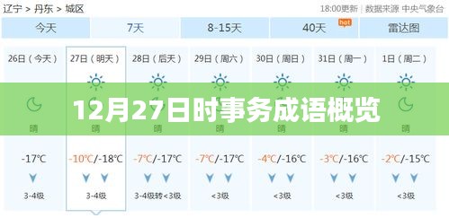 12月27日成语概览，事务一览