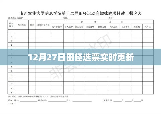 田径选票最新更新，实时动态尽在掌握