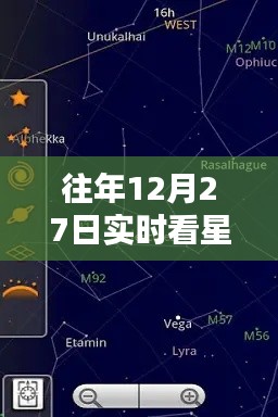 星体位置实时观测软件，历年12月27日观测指南