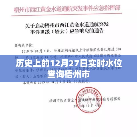 梧州市12月27日实时水位查询_历史水位数据回顾