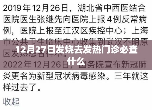 发热门诊必查项目，发烧患者的初步诊断流程