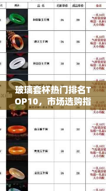 玻璃套杯热门排名TOP10，市场选购指南解析